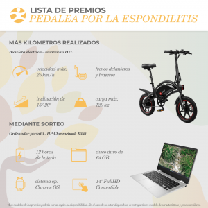 Premios pedalea por la espondilitis