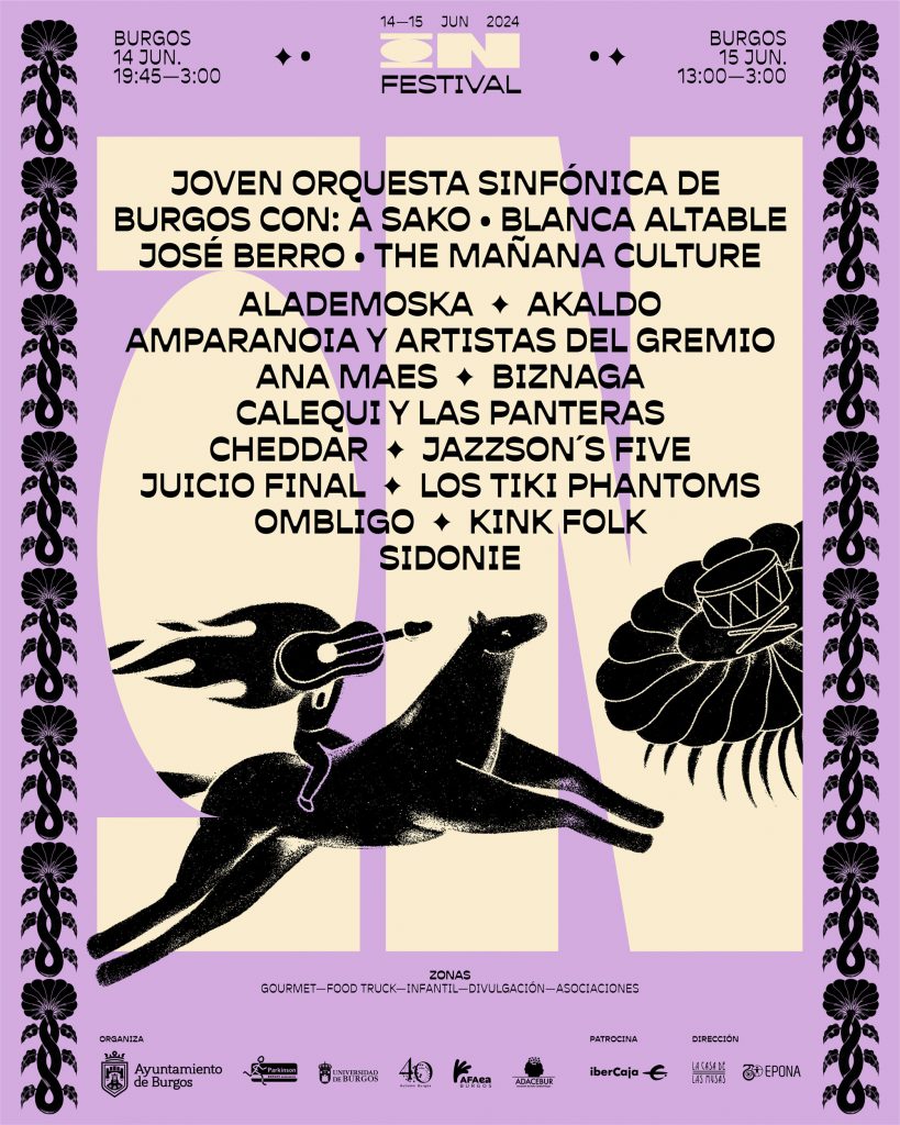 cartel in festival 2024 Burgos